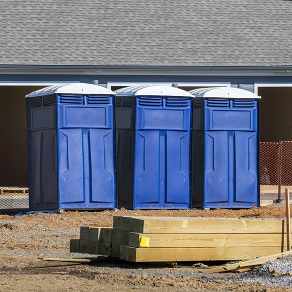 can i customize the exterior of the portable restrooms with my event logo or branding in Hansboro North Dakota